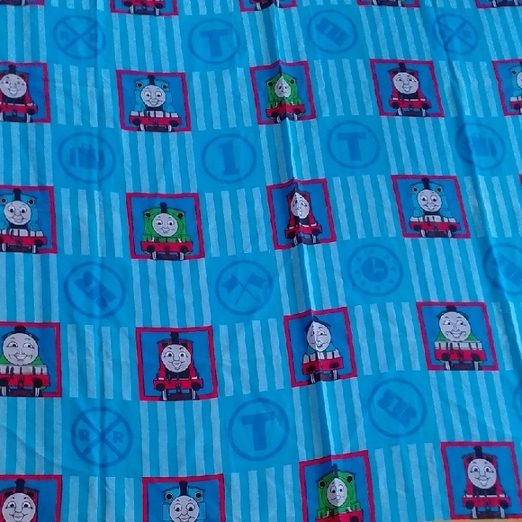 Vintage 1990s Thomas the Train & Friends Twin Bed Sheet 63” x 96” - Picture 9 of 10